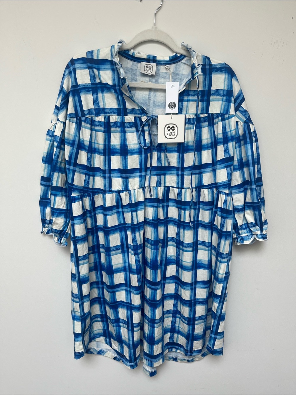 NWT Cape Cove Window Dress 100% cotton size medium
